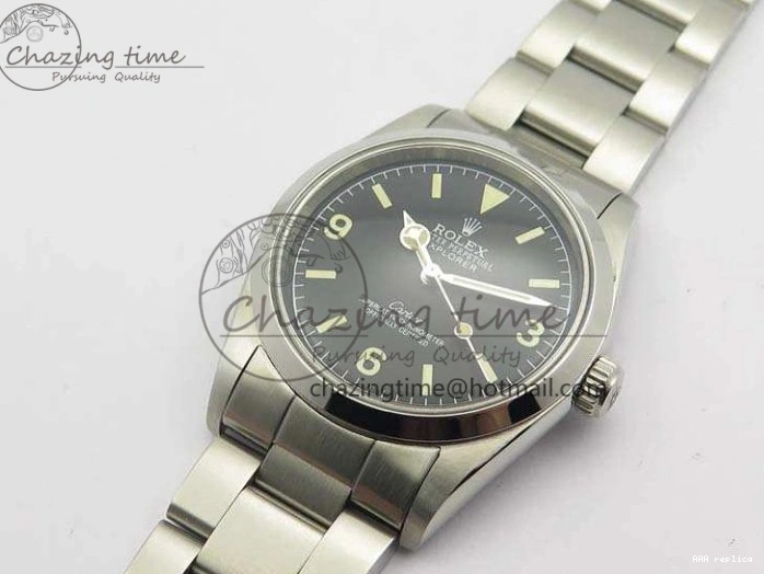 Aaa replica Dial Vintage Black Markers SS 3545 Cartier On Practical Ref.1016 A23J Cream Bracelet Explorer 1103